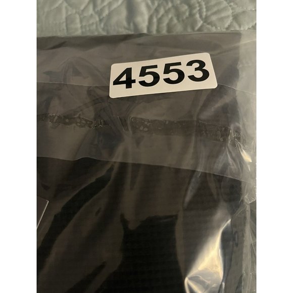 (SOLD)Gap Sweatshirt Top Henley Crew Neck Mens Large Long Sleeve Black Sweater - Picture 7 of 7